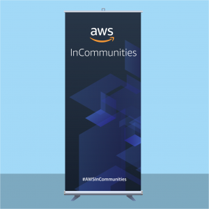 Pullup stand with blocked geometric design